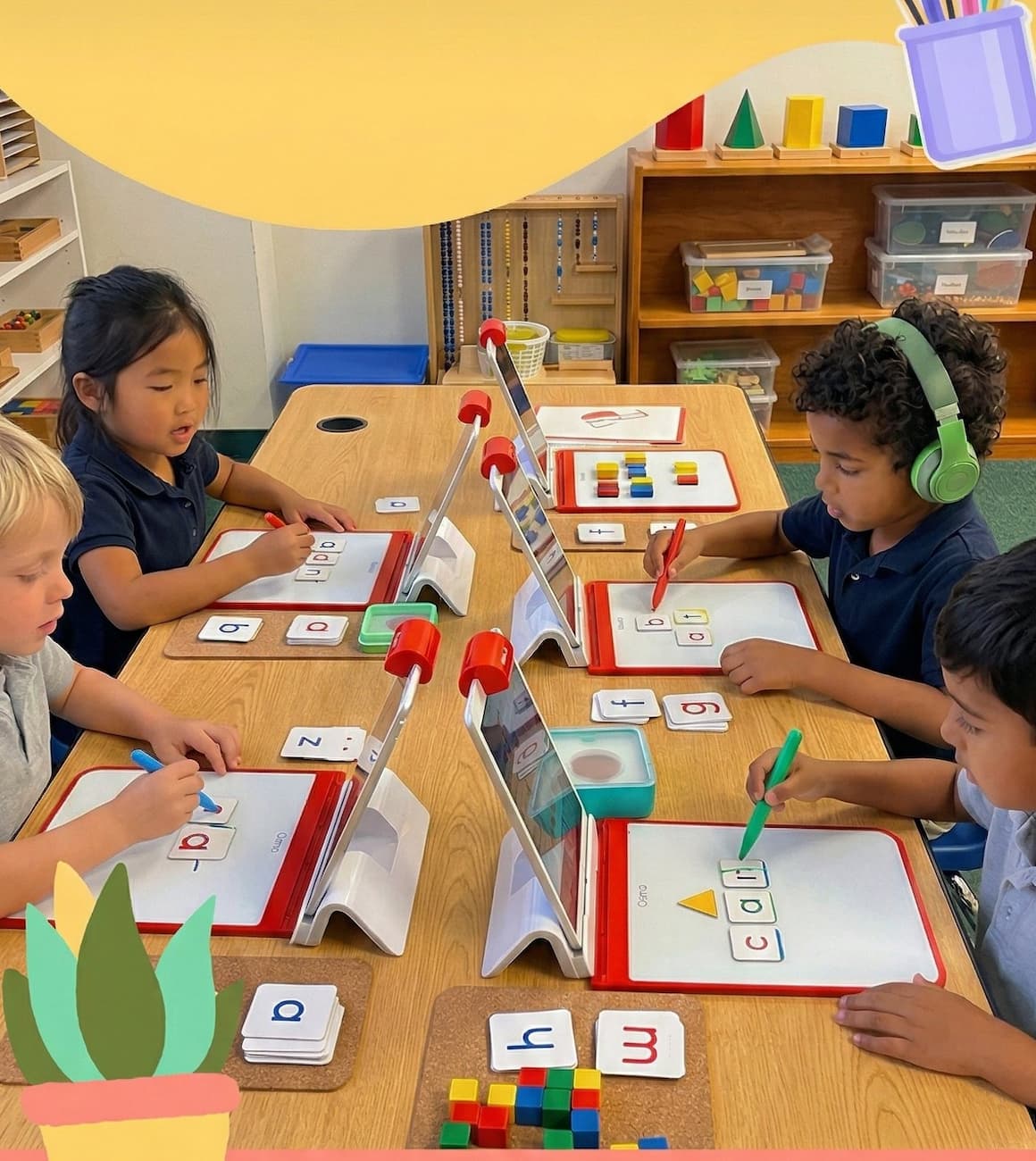Hands-on Montessori learning reflecting Palm Grove education philosophy